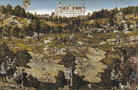 Hunt at the Castle of Torgau in honour of Charles V