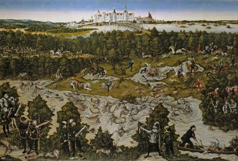 Hunt at the Castle of Torgau in honour of Ferdinand I