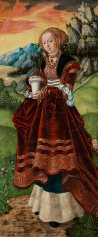 Pfirtscher Altarpiece: Heilige Maria Magdalena