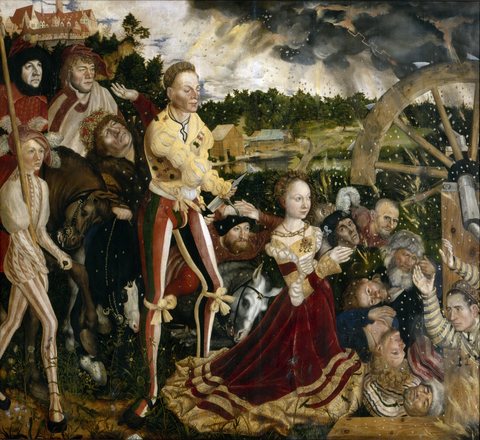 Martyrdom of St Catharine (central panel)