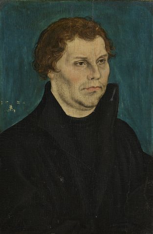 Martin Luther, Half-Length, Facing Right