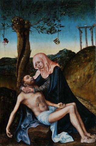 Pietà beneath the Cross
