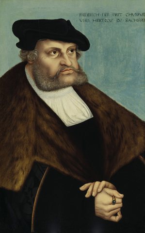Porträt von Friedrich III von Sachsen