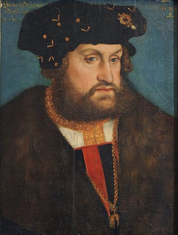 Portrait of Herzog Georg v. Sachsen