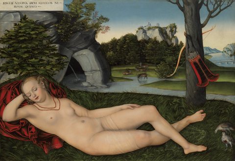 Reclining Water Nymph