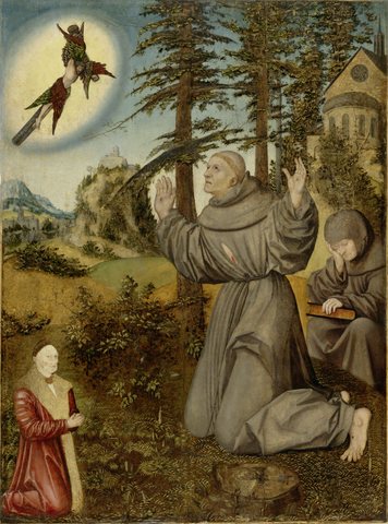 Stigmatization of St Francis