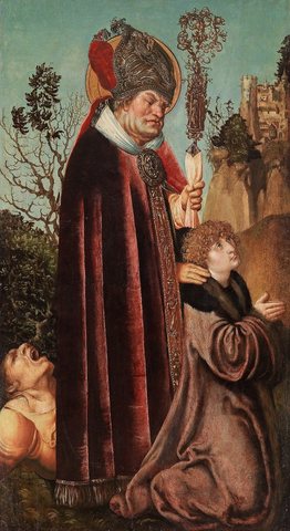 St Valentine and a Kneeling Donator