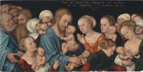 Suffer the Little Children to Come unto Me (Christ blessing the Children)