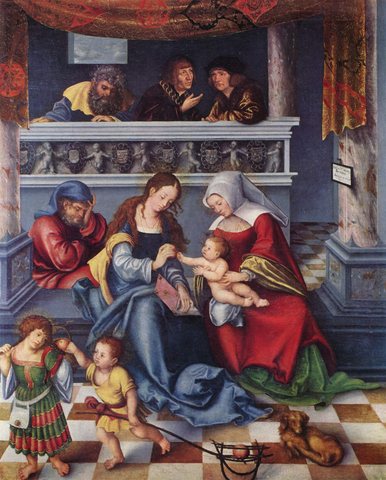 Torgau Altarpiece: Holy Kinship