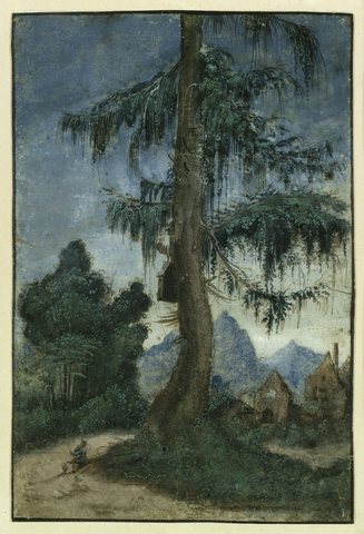 Landscape with Woodcutter