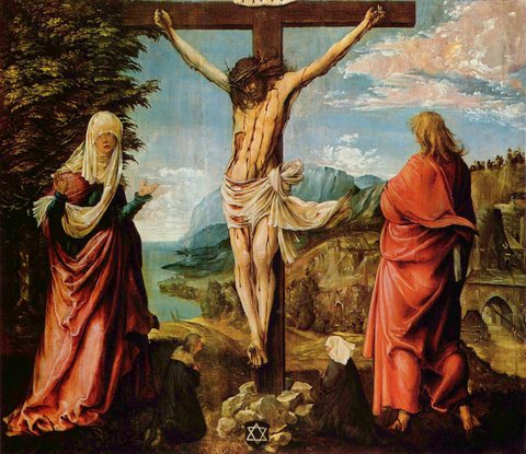 Crucifixion with Mary and John