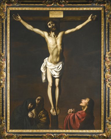 Christ on the Cross with Saint John, Mary Magdalene, and the Virgin