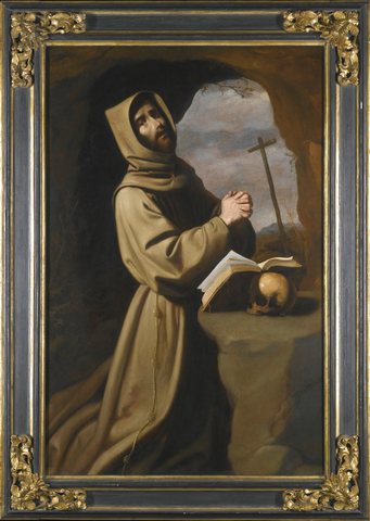 Saint Francis Praying in a Grotto