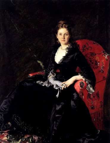Carolus Duran Emile Auguste Charles Portrait Of Mme N M Polovtsova