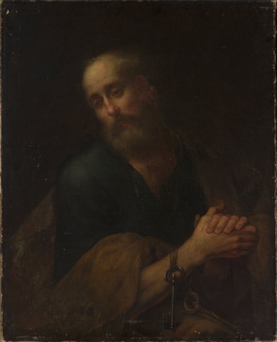 Saint Peter in prayer