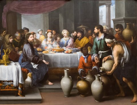The Marriage Feast at Cana.