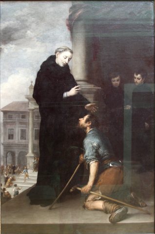 Thomas of Villanova heals the sick