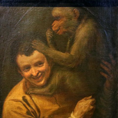 Man with a Monkey