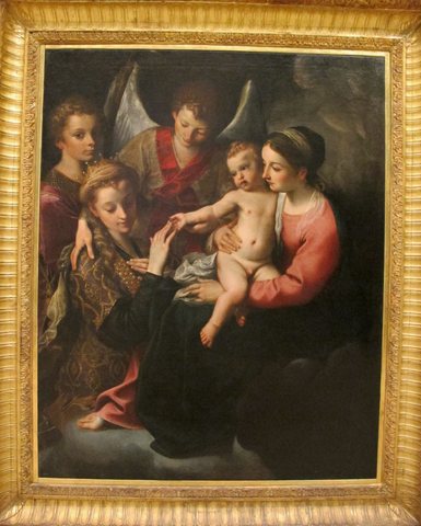Mystic marriage of Saint Catherine of Alexandria