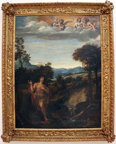 Saint John the Baptist in a Landscape