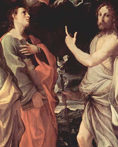 Coronation of the Virgin with Sts John the Evangelist, John the Baptist, Bernard and Catherine of Alessandria