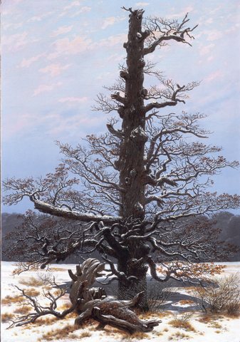 Каспар Давид Фридрих — The Oaktree In The Snow