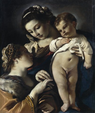 Die Verlobung der Heilige Katharina von Alexandrien
