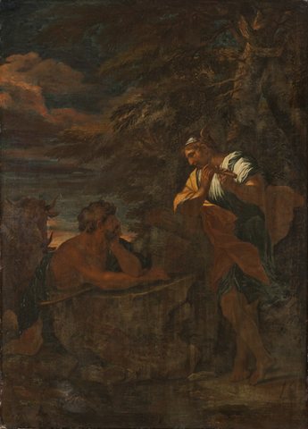 Salvator Rosa — Mercury and Argus