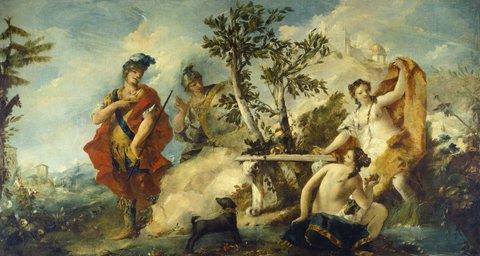 Carlo and Ubaldo Resisting the Enchantments of Armida's Nymphs