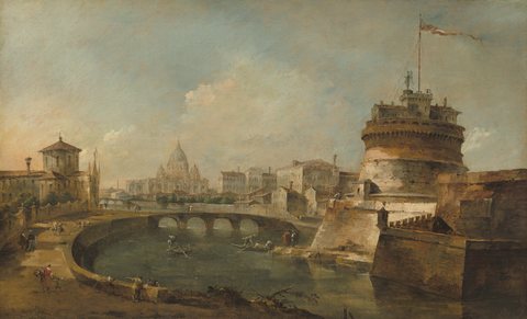 Fanciful View of the Castel Sant'Angelo, Rome