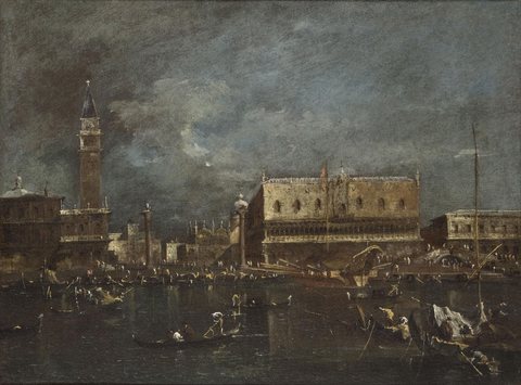 Doge's Palace and Libreria from the Laguna