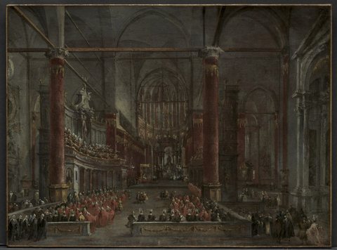 Pontifical Ceremony in SS. Giovanni e Paolo, Venice, 1782