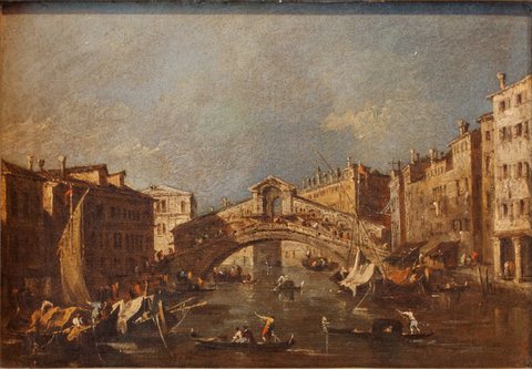 The Rialto Bridge in Venice