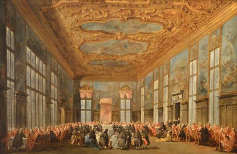 The Doge Giving a Banquet for the Ambassadors