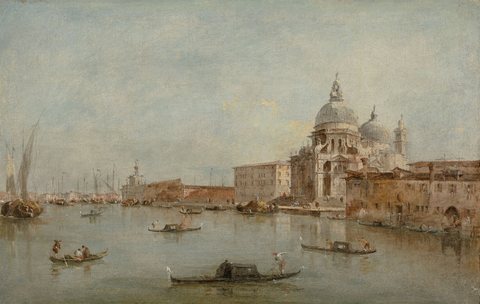 The Entrance of the Canal Grande with the Santa Maria della Salute