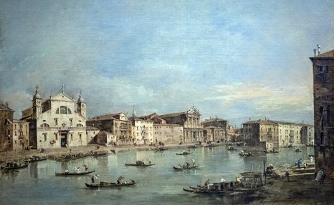 The Grand Canal with Santa Lucia and Santa Maria di Nazareth