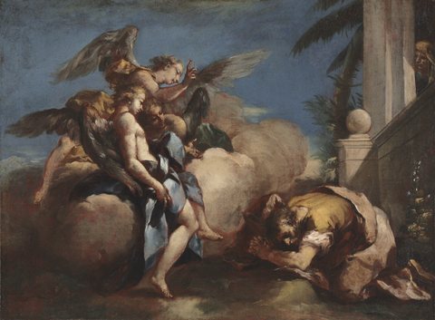 Francesco Guardi — The Angels Appearing to Abraham