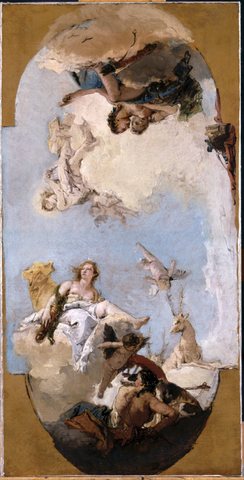 Diana, Apollo and Nymph