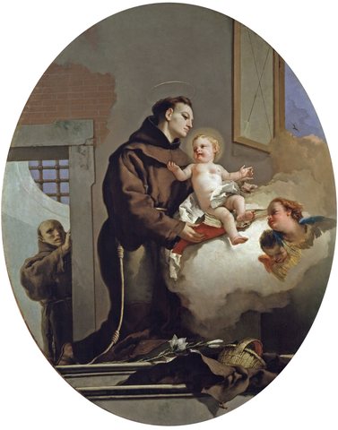 Saint Anthony of Padua with the Infant Christ