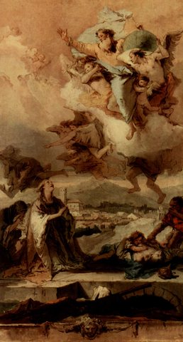 Saint Thecla Praying for the Plague-Stricken
