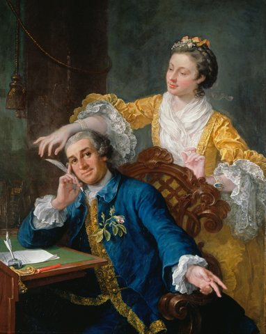 David Garrick with his Wife Eva-Maria Veigel