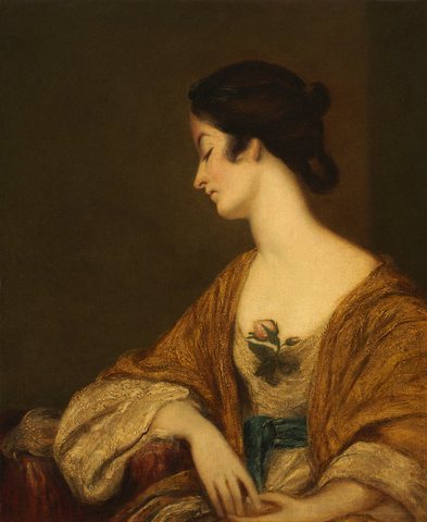Joshua Reynolds — Portrait of Mrs. George Collier