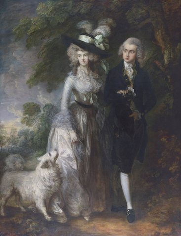 Mr and Mrs William Hallett ('The Morning Walk')