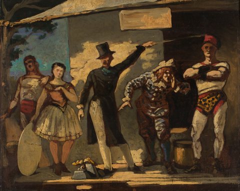 Painting by Honoré Daumier