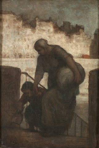 Laundress on the Quai d'Anjou