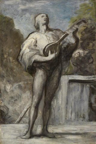 Honoré Daumier — The Troubadour