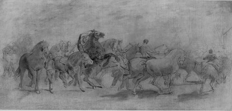 Study for The Horse Fair