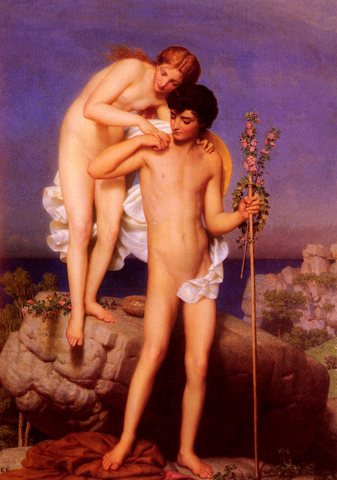 Marc Gabriel Daphnis Et Chloe Revenant De La Montagne
