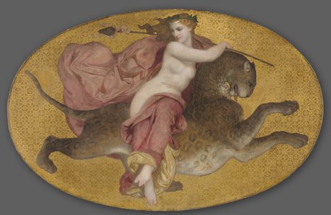 William Bouguereau — Bacchante on a Panther