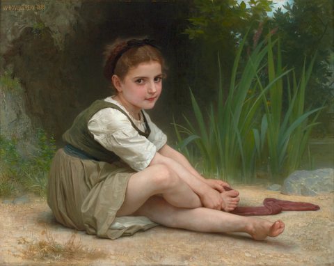 By the stream
